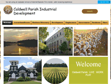 Tablet Screenshot of caldwellparishla.com